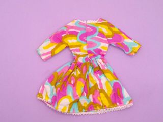 Vintage Barbie Japanese Exclusive Black Francie Swimsuit Fabric Dress VERY RARE 2
