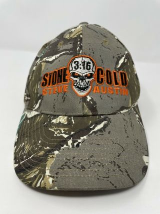 Vintage / Rare | 2001 Wwf/wwe Stone Cold Steve Austin Cameo Baseball Hat