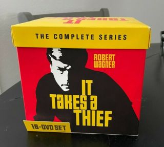 Rare - It Takes A Thief The Complete Series 18 Dvd Box Set Robert Wagner -