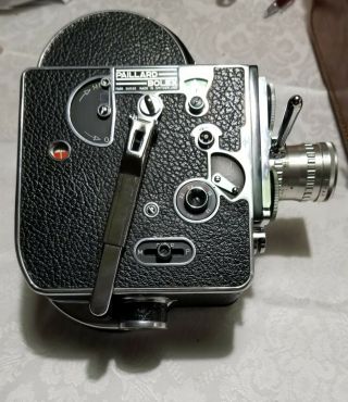 Rare Vintage Paillard Bolex H16 16mm Movie Camera W/ Case Straps Berthiot Lytar