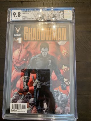Shadowman 1 Gold Cgc 9.  8 1:100 Variant Very Rare Highly Sought After Valiant
