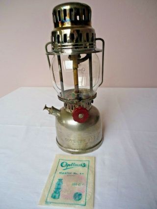 Rare Vintage Optimus 930 350cp Kerosene Pressure Lantern