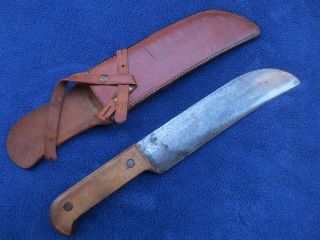 Very Rare Ww2 Zealand Heavy Knife Military Dagger And Scabbard