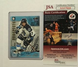 Sidney Crosby 2004 Signed Jsa Authentic Rookie Card Extremely Rare Rimouski Auto