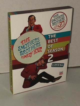 The Smothers Brothers Comedy Hour The Best Of Season 2 Oop 3 Dvd Box Set Rare
