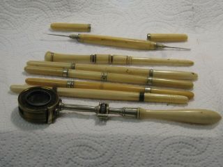 Civil War Eye Medical Instruments Finely Made Some From Paris Very Rare (7)