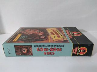Gore - Gore Girls VHS midnight video big box h.  g.  lewis horror clamshell cult rare 4