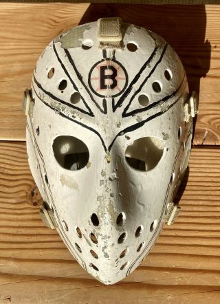 Fibrosport Futuramic F 301 Jacques Plante Goalie Mask Vintage 70’s Rare 4 Hole