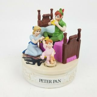 Rare Vintage Disney Musical Memories Limited Edition Peter Pan Music Box