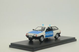 Rare Lada Vaz 2108 Estonia Politsei Police Custom Made 1/43