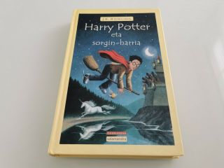 Rare Harry Potter Philosopher’s Stone Basque 1st Edition Cover Jk Rowling