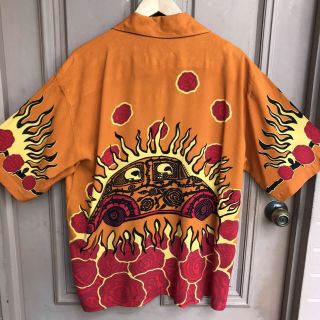 Mambo Day Of The Dead Loud Shirt Rare Mexico Zombies Roses Design Size M