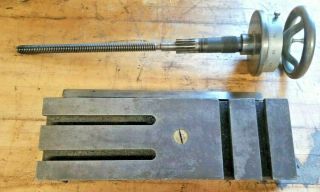 Rare South Bend 13 " Lathe Double Tool Cross Slide W/ Large Dial Feed Screw