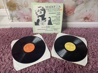 Rare Madonna Live At Roundhay Park Lp 12 " Louise Veronica Ciccone Rare 1987