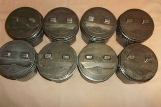 1963 Ford 427 Standard Pistons C3ae6110aa,  Set Of 8.  Rare