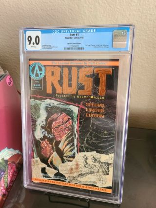 Rust 1 Limited Edition Cgc 9.  0 First Spawn Ad.  Rare Only 10,  000 Printed