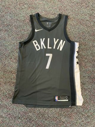 Nike Authentic Brooklyn Nets Kevin Durant Jersey Bklyn Size 44 Rare Aero Nba