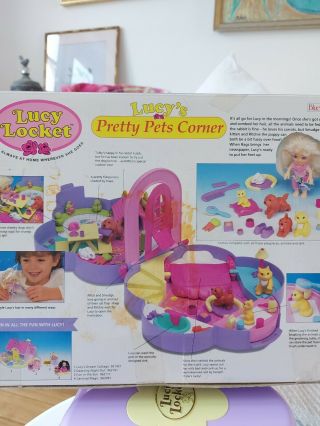 Rare Lucy Lockets Lucy ' s Pets Corner boxed complete Polly Pocket 3