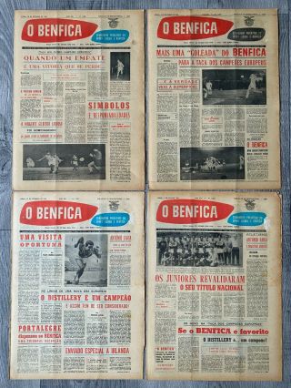 1963/64 European Cup Benfica V Distillery Belfast (rare O Benfica X 4 Both Legs)
