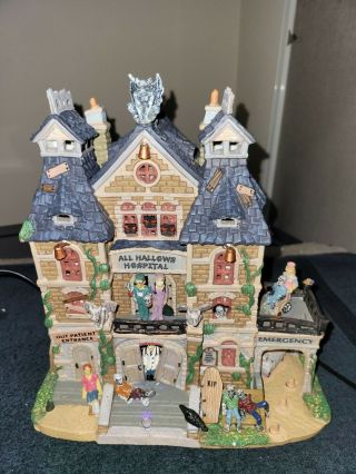 All Hallows Hospital - 2010 Lemax Spooky Town - Very Rare & Vhtf - Retired - Read