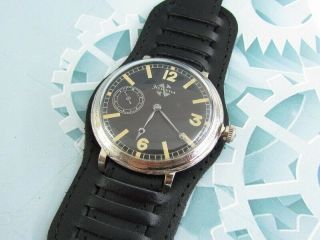 Helvetia Military Fliger Style 1939’s Rare Swiss Wristwatches For British Army