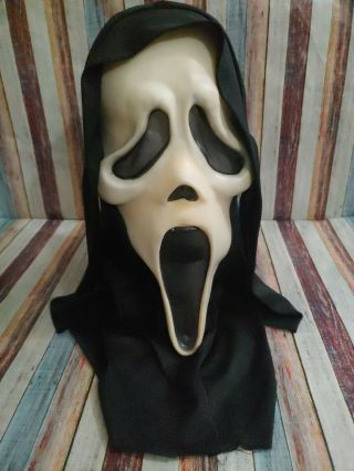 Scream Ghostface Mask Fun World Div Rare Glow Vintage