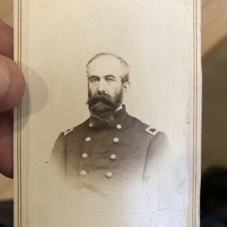 Rare 1860’s Civil War CDV Photo Of Colonel Michael Shoemaker (Michigan) 2