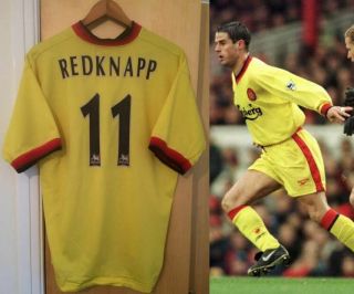 Rare Vintage Liverpool Shirt 1997/99 Redknapp 11 Reebok Retro Good (l)