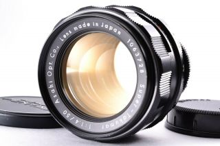 Rare Near Asahi Pentax Takumar 50mm F/1.  4 8 Elements Lens M42 Japan