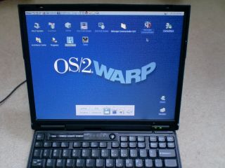 Ibm Thinkpad T23 Laptop With Ibm Os/2 Warp 4 & Dos Installed,  Very Rare