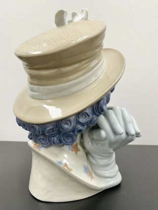 Lladro 5542 Melancholy Clown Head Figurine Porcelain Rare Retired 4