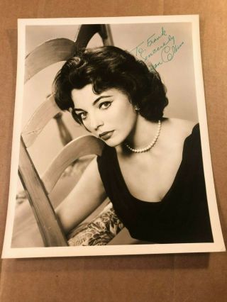 Joan Collins Rare Very Early Vintage 8/10 Autographed Photo From 1950s