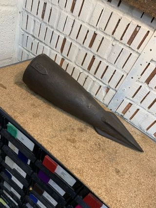 Large Cast Harpoon Head Whaling Victorian Norwegian Rare 4