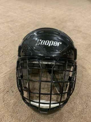 Vintage Cooper Xl7 Senior Hockey Helmet W/ Xl7 Cage Cage - Rare (adult)