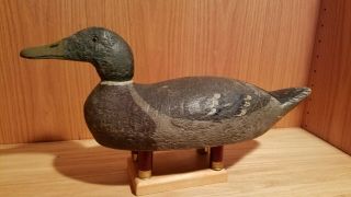 Rare 1930 ' s Benz Superior Drake Mallard Wood Duck Decoy 3