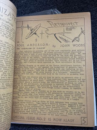 Rare GALACTIC OUTPOST 4 Philip K Dick 1964 Sci Zine From The Pros Poul Anderson 4