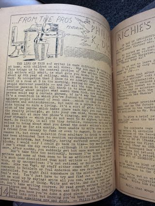 Rare GALACTIC OUTPOST 4 Philip K Dick 1964 Sci Zine From The Pros Poul Anderson 6