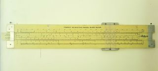 Rare Vintage Pickett N 1010 - Es 4 Foot Long Classroom Teaching Slide Rule