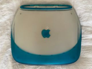 RARE Vintage Apple iBook G3 M2453 Clamshell PowerPC Blue Blueberry 2