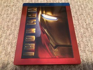 Iron Man - Future Shop Exclusive Steelbook 2 - Disc Blu - Ray Rare