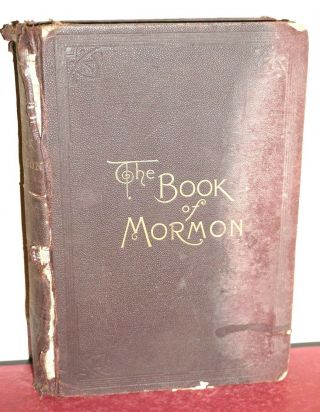 Pulpit Book Of Mormon Scarce Salt Lake City Utah Vintage Lds Rare Scarce Hb