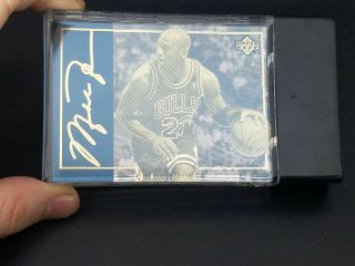 Michael Jordan Upper Deck 24k Gold Nickel Silver Card 94 1259 Of 2500 Rare