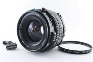 Rare " N " Mamiya A 55mm F/2.  8 N/l 645 Ls Lens Shutter,  Cable Japan 8982