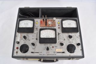 Vintage Rare Triplett Transistor Analyzer Model 3490 - A Test Equipment Us Navy