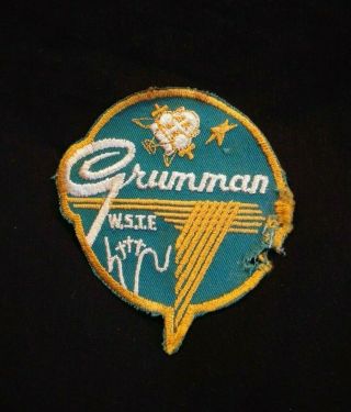 Vintage Nasa / Grumman Lm Lunar Module Testing Worker Patch Rare