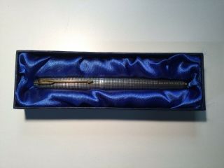✒ Vintage Rare Parker 75 Sterling Silver Fountain Pen Xf Nib 14k Gold Point