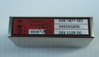 Rare Collins 200 Hz Cw Crystal Filter X455kq200 For The 75s - 3c P/n 526 7677 001