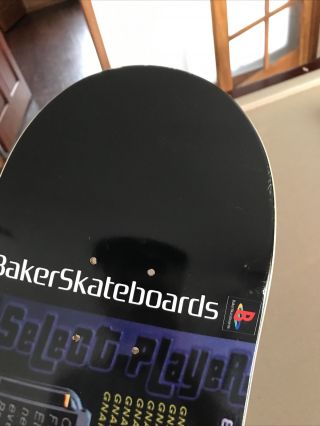 Elissa Steamer THPS Baker Skateboard Deck Andrew Reynolds Tony Hawk Pro Rare 5