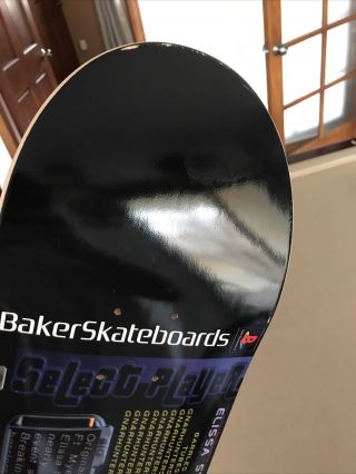 Elissa Steamer THPS Baker Skateboard Deck Andrew Reynolds Tony Hawk Pro Rare 6