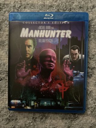 Manhunter Blu - Ray 2 - Disc Collectors Edition Rare Scream Factory Oop